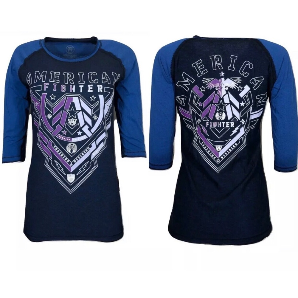 AMERICAN FIGHTER Womens T-Shirt KEMDELTON Athletic - Picture 4 of 7